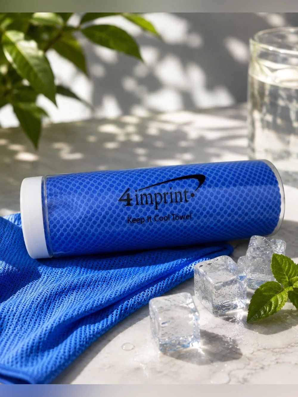 Blue Keep It Cool Accent Towel